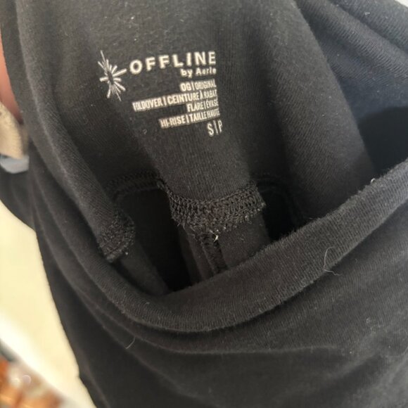 OFFLINE By Aerie OG High Waisted Flare Legging Black Size Small - Picture 3 of 3